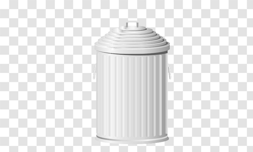 Waste Container Stainless Steel - Trash Can Transparent PNG