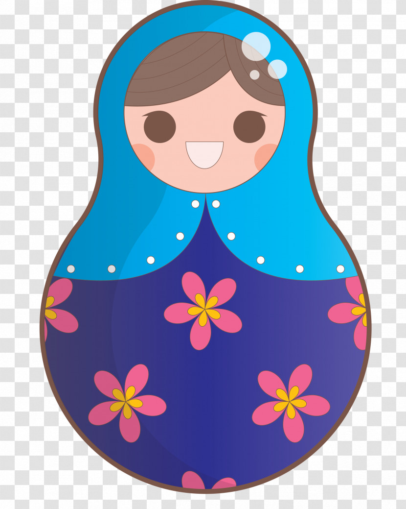 Colorful Russian Doll Transparent PNG