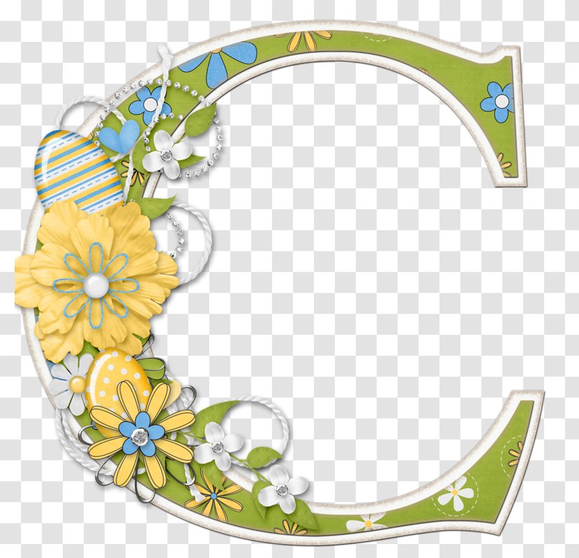 Letter C Alphabet Easter - Flower - Caldo Transparent PNG