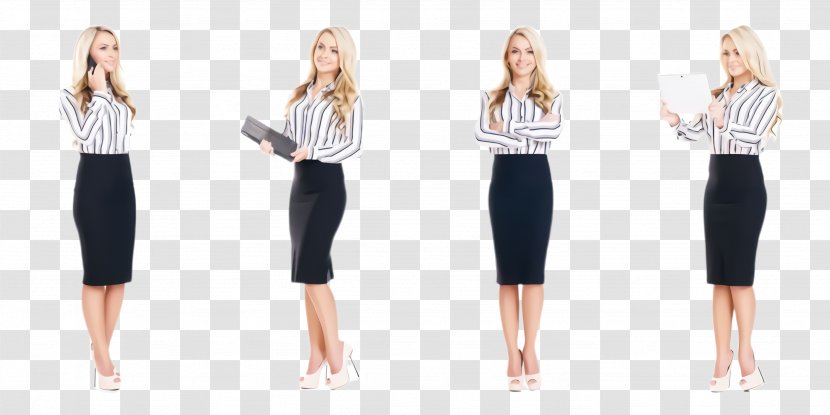 Clothing Pencil Skirt Waist Fashion Dress - Sleeve - Trousers Formal Wear Transparent PNG