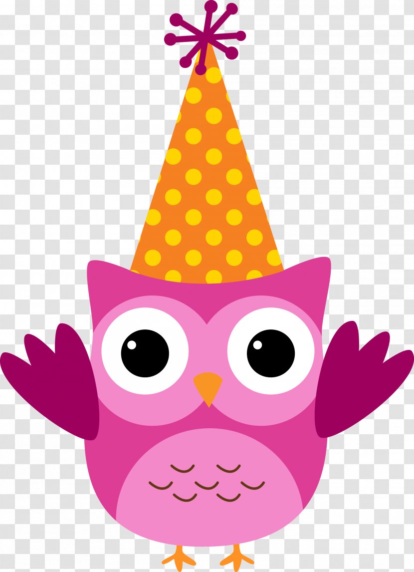 Birthday Cake Owl Clip Art - Christmas Ornament - Owls Transparent PNG