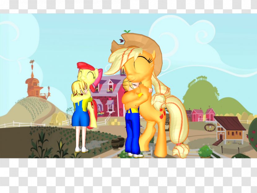 Applejack Pony Apple Bloom Pinkie Pie Twilight Sparkle - Cartoon Transparent PNG