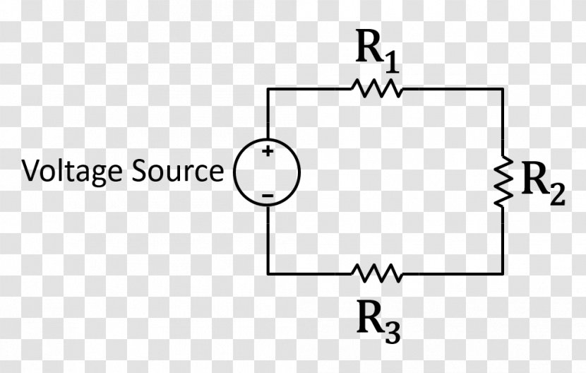 Resistor Series And Parallel Circuits Electronic Circuit Electrical Network Component - Opencircuit Voltage Transparent PNG