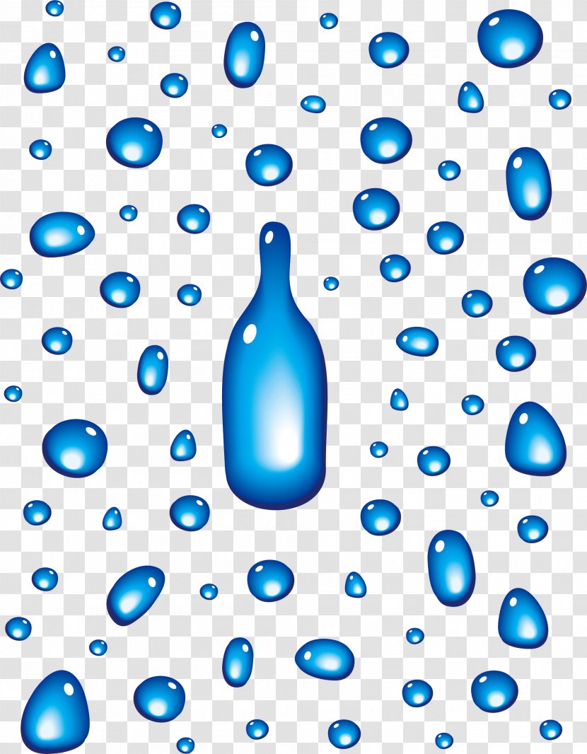 Drop Transparency And Translucency Clip Art - Sphere - Blue Water Droplets Vector Transparent PNG