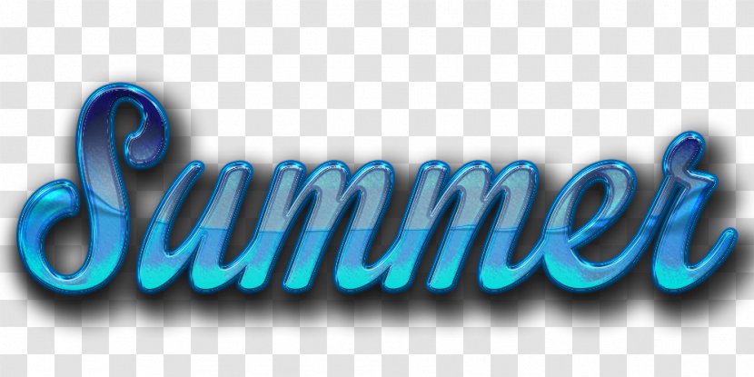 Plain Text Font - Brand - Blue Summer Transparent PNG