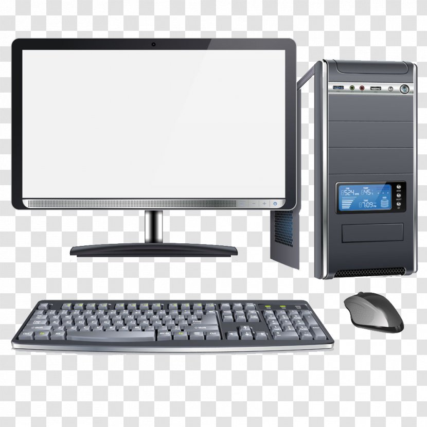 Computer Case Keyboard Laptop Mouse Monitor - Output Device - Button Creative HD Free Transparent PNG