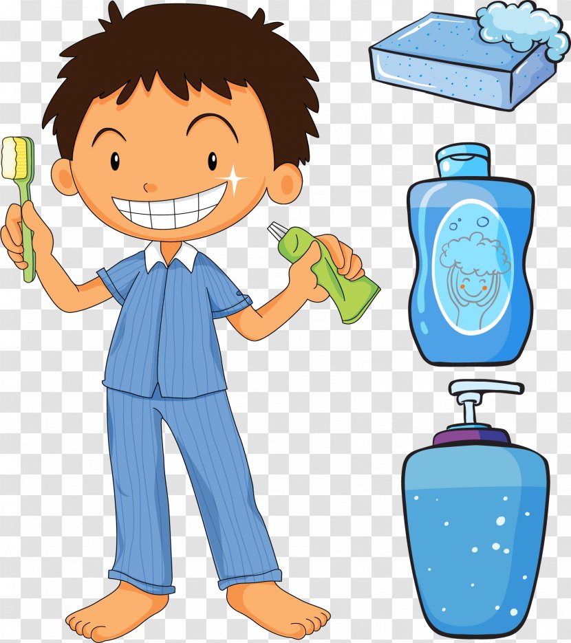 Vector Graphics Royalty-free Stock Photography Illustration - Boy Brushing Teeth Transparent PNG