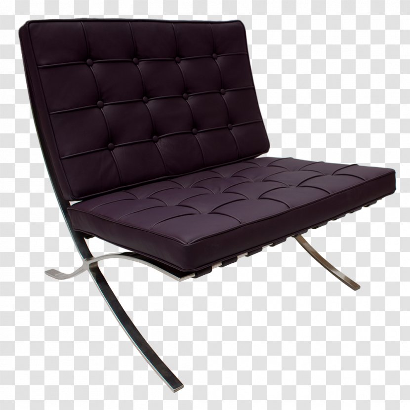 Barcelona Chair Couch Industrial Design - Ludwig Mies Van Der Rohe Transparent PNG