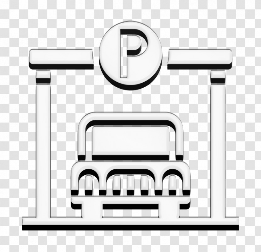 Park Icon Hotel Services Icon Parking Lot Icon Transparent PNG