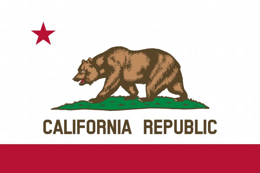Flag Of California Republic Mexicanu2013American War - Symbol - Bear Transparent PNG