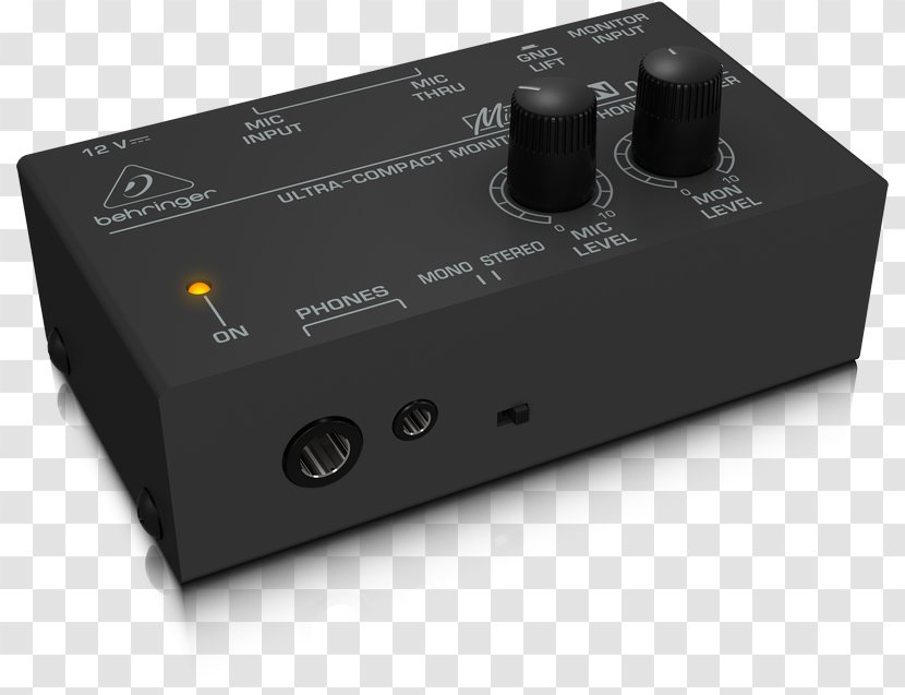 Behringer Micromon MA400 RF Modulator Headphones Audio Power Amplifier - Stereo - Headphone Transparent PNG