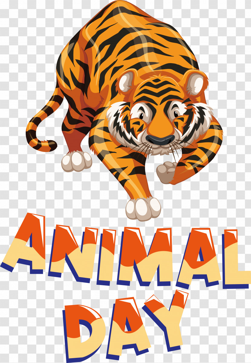 Tiger Cartoon Animal Character Transparent PNG