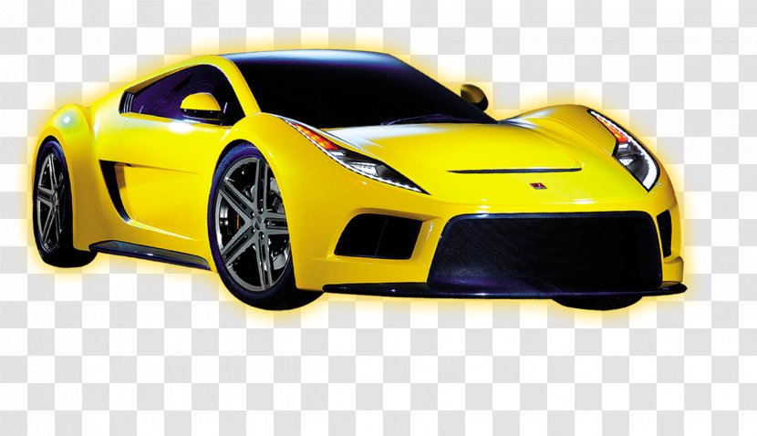 Sports Car Speed Racing Download - Performance - Yellow Luxury Transparent PNG