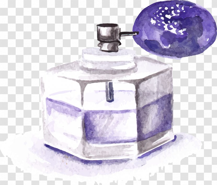 Watercolor Painting Clip Art - Health Beauty - Vector Perfume Transparent PNG