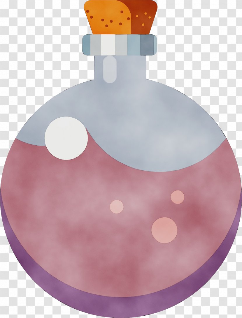 Pink Circle - Watercolor - Wet Ink Transparent PNG