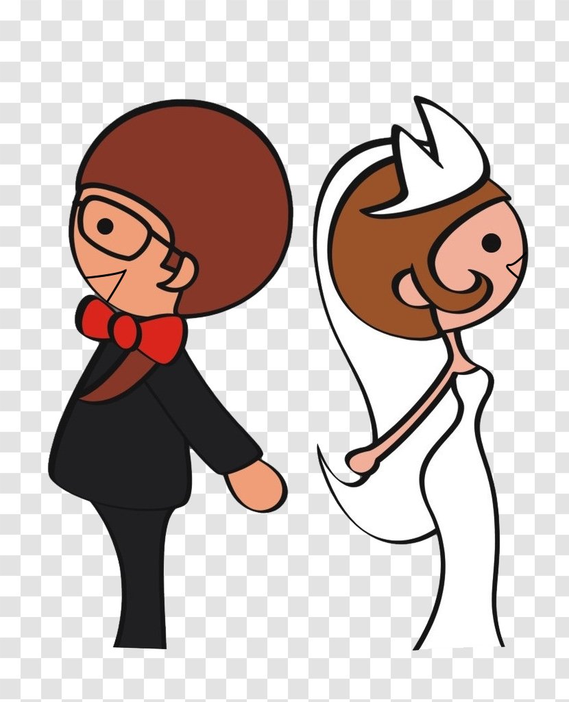 Cartoon Couple Significant Other - A Transparent PNG