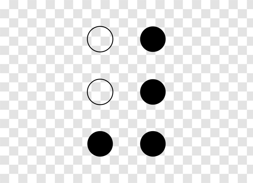 English Braille Alphabet Symbol Sign - Rectangle Transparent PNG