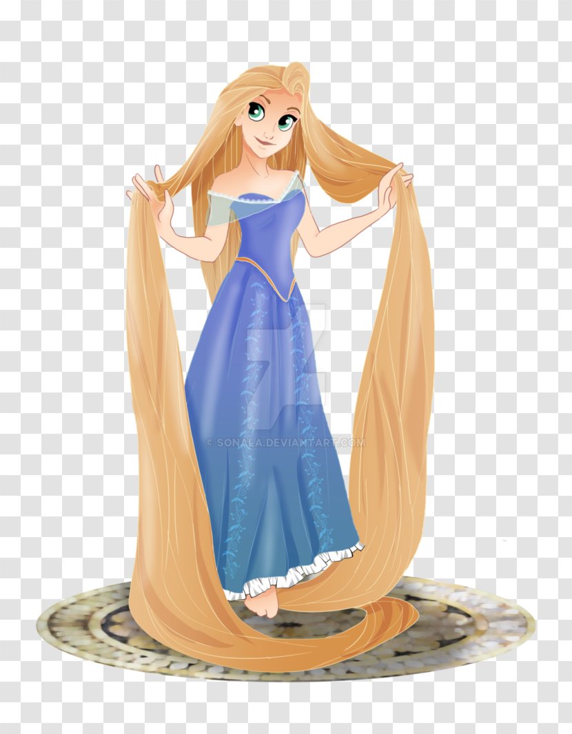 DeviantArt Artist Tangled Work Of Art - Fashion Illustration - Sun Rapunzel Birthday Transparent PNG