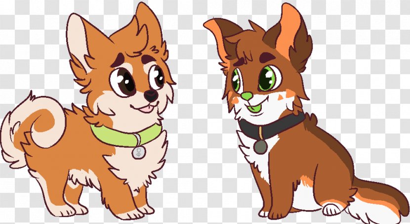 Whiskers Puppy Dog Breed Cat Red Fox - Cartoon - Besties Forever Transparent PNG