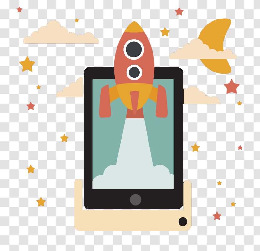 Aircraft Flight Rocket Launch Takeoff - Rockets Fly Screen Illustration Transparent PNG