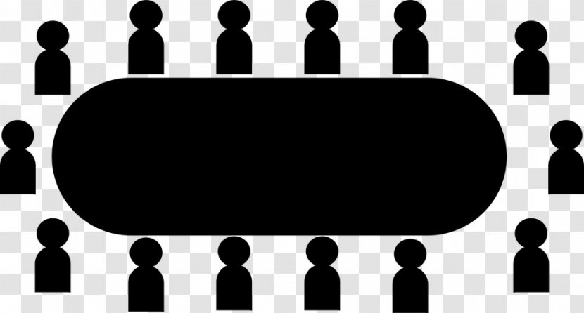 Group Of People Background - Sharing - Crowd Silhouette Transparent PNG