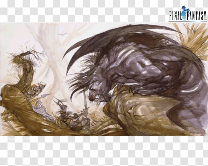 Final Fantasy VI The Art Of Yoshitaka Amano Drawing - Story Transparent PNG