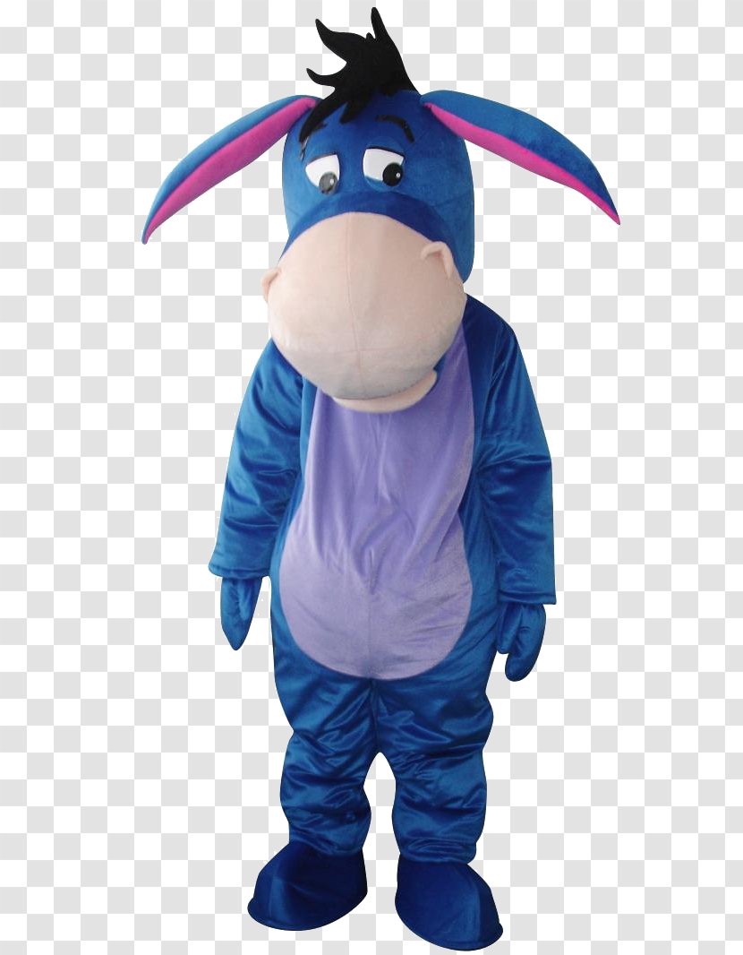 Eeyore Costume Party Adult Clothing - Fursuit - Blue Donkey Transparent PNG