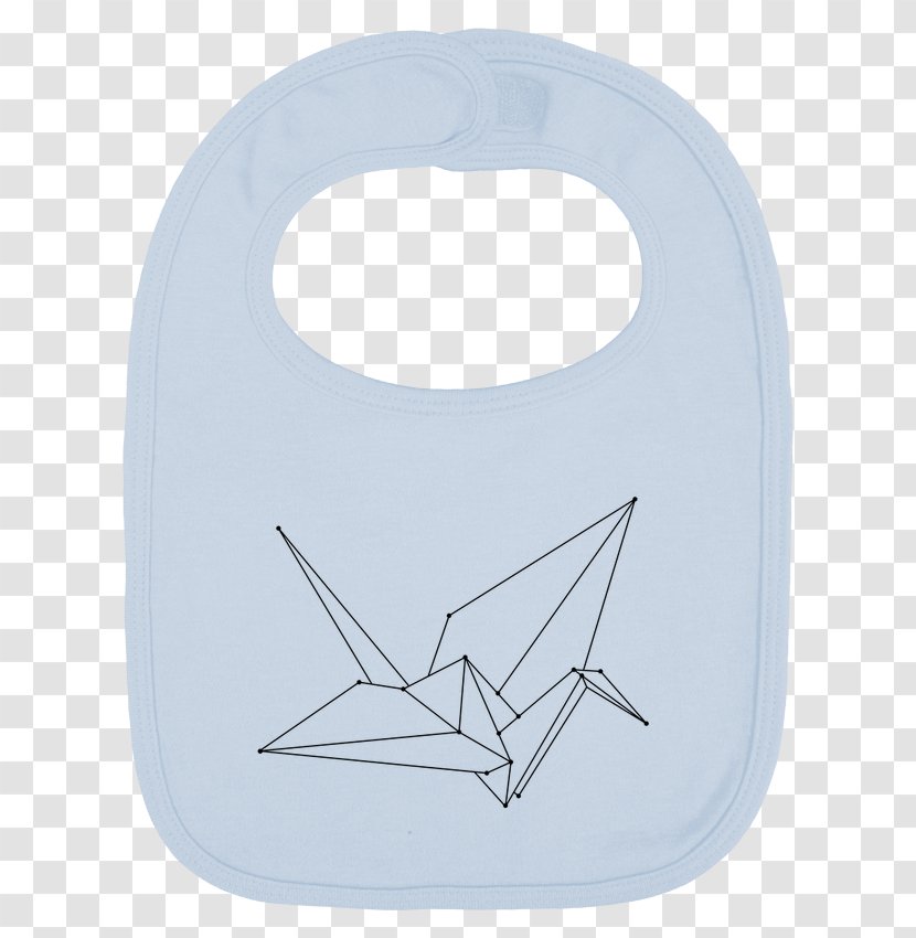 Angle Font - Bib - Origami Blue Transparent PNG