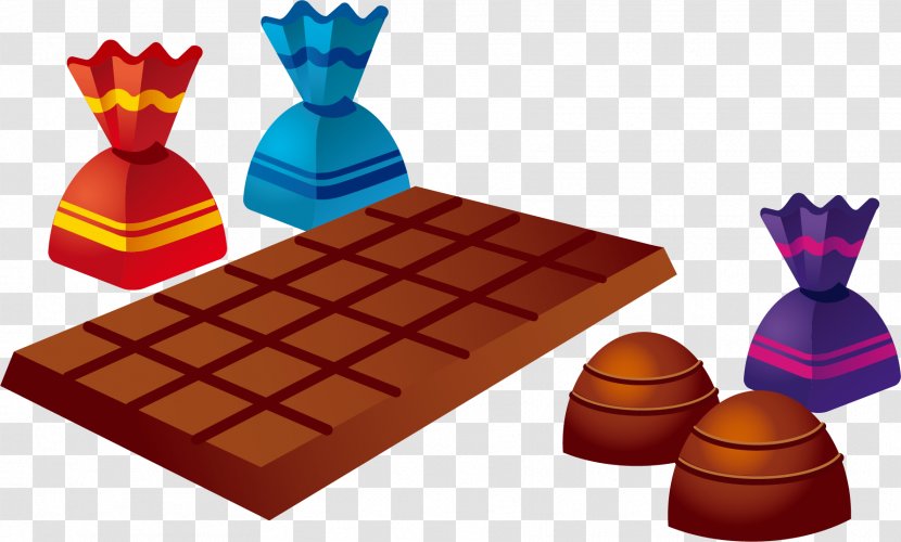 Chocolate Drawing - Food - Cartoon Vector Transparent PNG