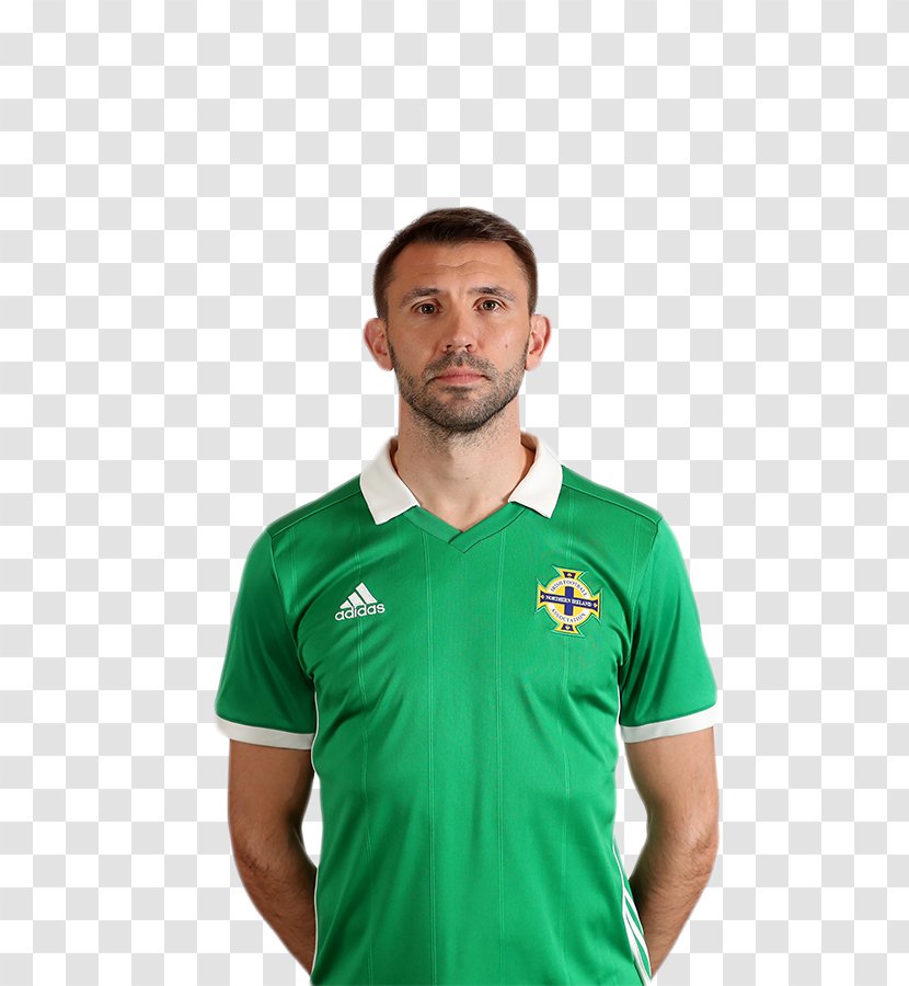 Josh Magennis Northern Ireland National Football Team The UEFA European Championship Jersey Player - Neck Transparent PNG
