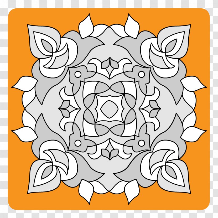 Flower Line Art - Arts - Coloring Book Rectangle Transparent PNG