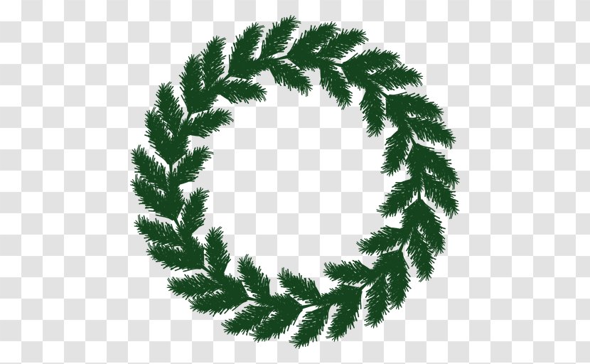 Christmas Ornament Garland Wreath - Conifer - Green Transparent PNG