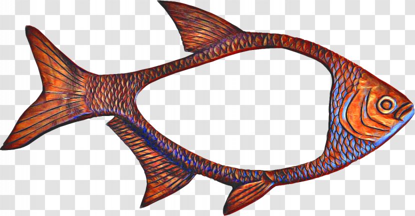 Fish Cartoon - Tail - Orange Transparent PNG