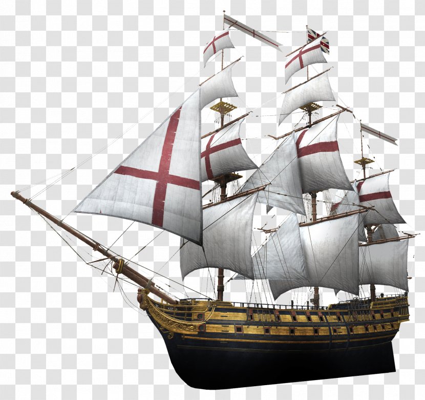 Assassin's Creed IV: Black Flag II Man-of-war Warship - Windjammer - Ship Transparent PNG