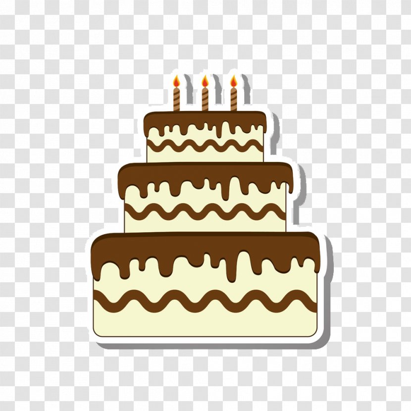 Torte Birthday Cake Layer Cream Chocolate Transparent PNG