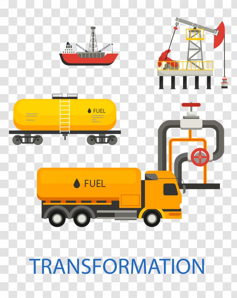 Architecture Clip Art - Diagram - Vector Illustration Building Flat Transport Oil Transparent PNG