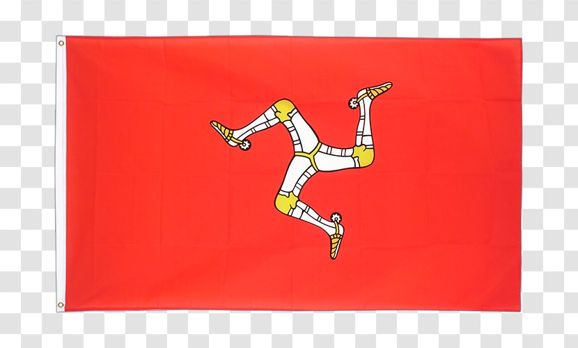 Flag Of The Isle Man Peel Castle Douglas Fahne - Material Transparent PNG