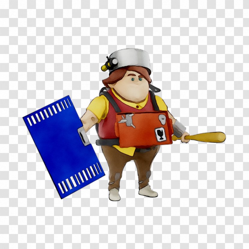 Figurine Mascot Product Profession - Construction Worker Transparent PNG