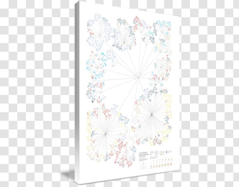 Floral Design Line Stefanie Posavec - Literary Poster Transparent PNG