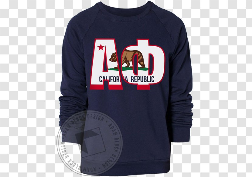 Long-sleeved T-shirt California Republic Sweater - Longsleeved Tshirt - Block Flag Transparent PNG