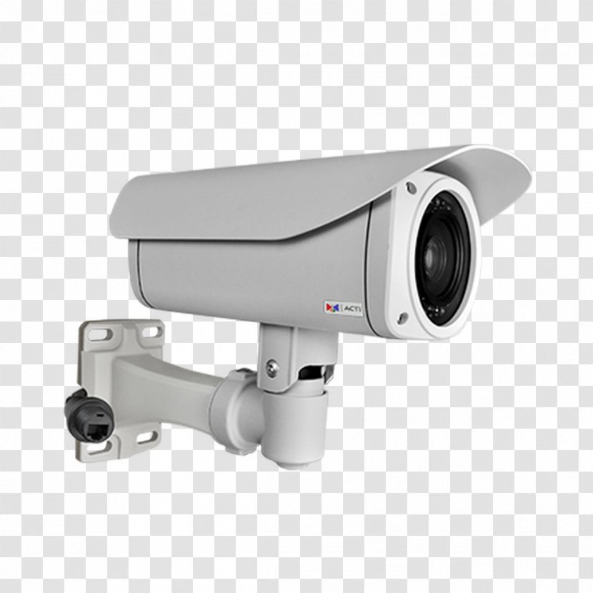 Closed-circuit Television IP Camera ACTi Bullet I45 - Zoom Lens Transparent PNG