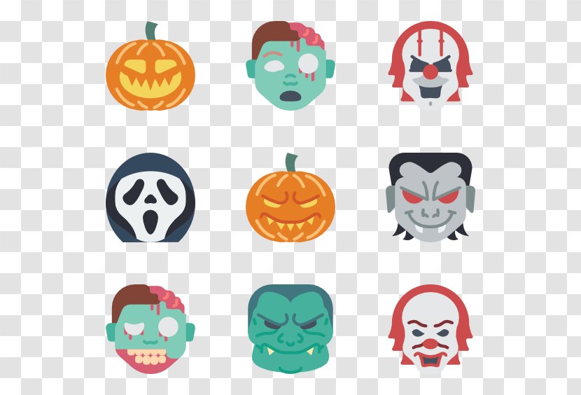 Emoticon Emoji Horror Fiction Icon - Demon - Pack Collection Transparent PNG
