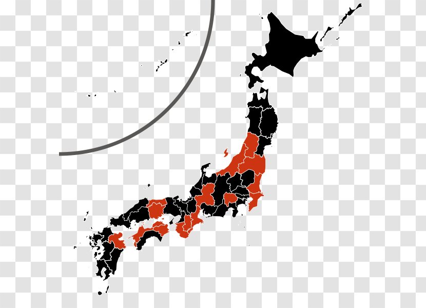 Japan Map Royalty-free - Royaltyfree Transparent PNG