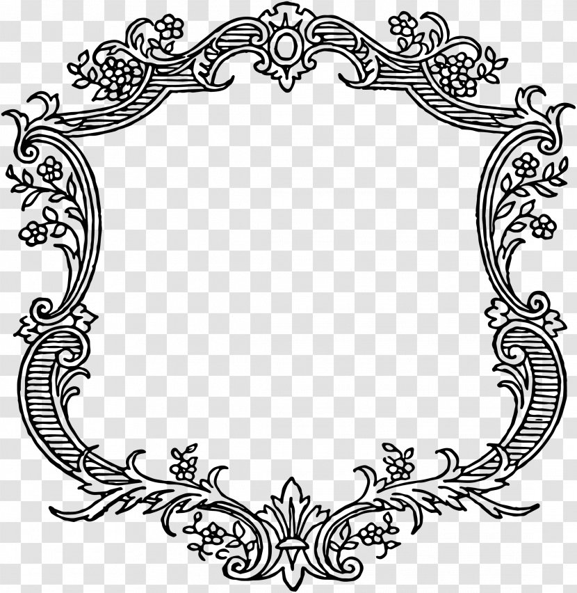 Borders And Frames Picture Ornament Clip Art - Flora - Wedding Transparent PNG