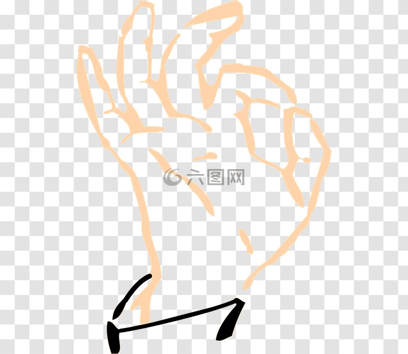 Clip Art Thumb Signal OK Image - Gesture - Assalamu039alaikum Frame Transparent PNG