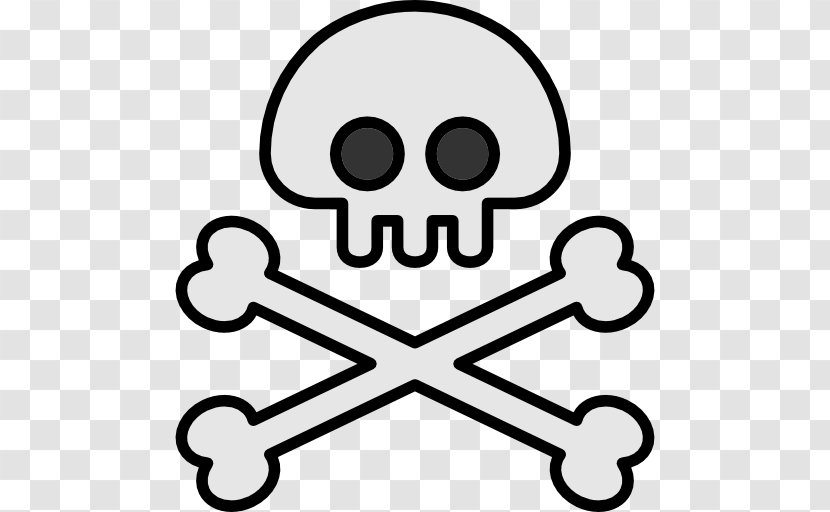 Skull And Bones Crossbones Drawing Human Symbolism - Text - Bone Transparent PNG