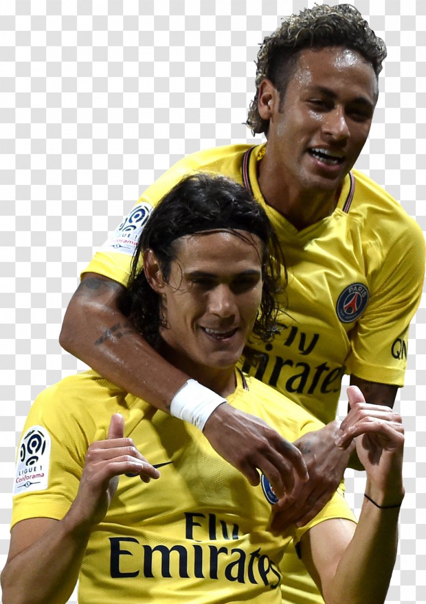 Edinson Cavani Neymar Paris Saint-Germain F.C. 2017–18 UEFA Champions League Uruguay National Football Team Transparent PNG