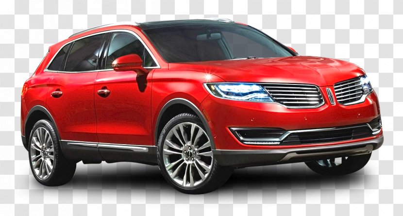 2018 Lincoln MKX Reserve Premiere 2017 2016 Select - Mid Size Car - Red Transparent PNG