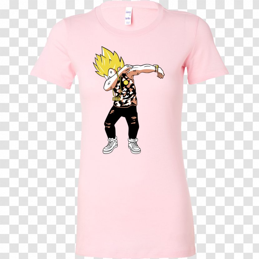 T-shirt Vegeta Super Saiyan Sleeve - Joint - T Shirt Printing Figure Transparent PNG