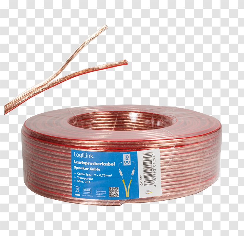 Wire Electrical Cable - Loudspeakers Transparent PNG